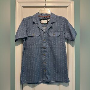 NWT Sovereign Code Button Up Shirt Youth Size L (14-16) Blue